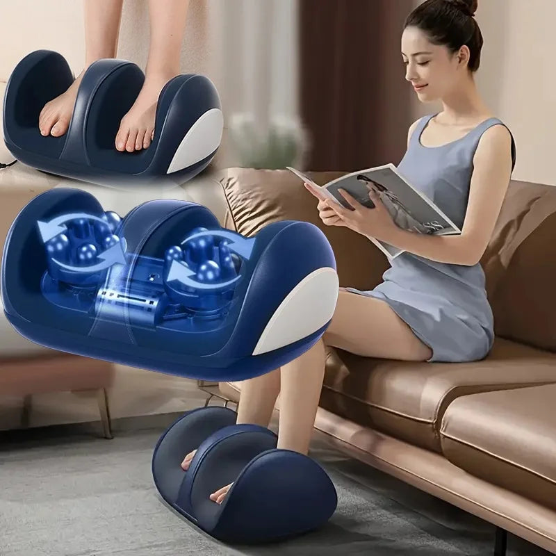 Extra large electric Shiatsu foot and calf massager with heat – Orion