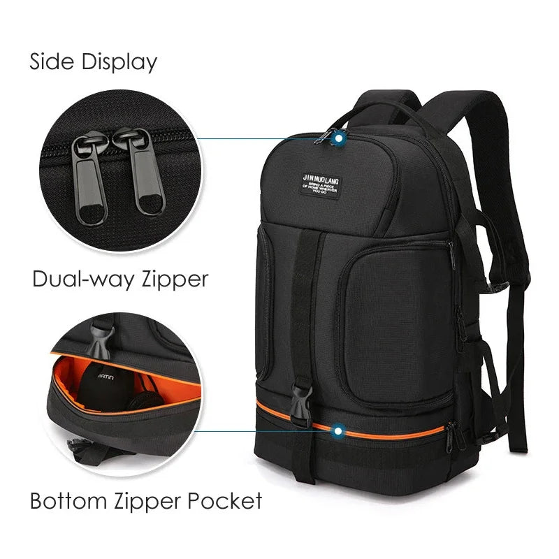 Professional Waterproof DSLR Camera Backpack with Tripod Strap and Rain Cover – Darius