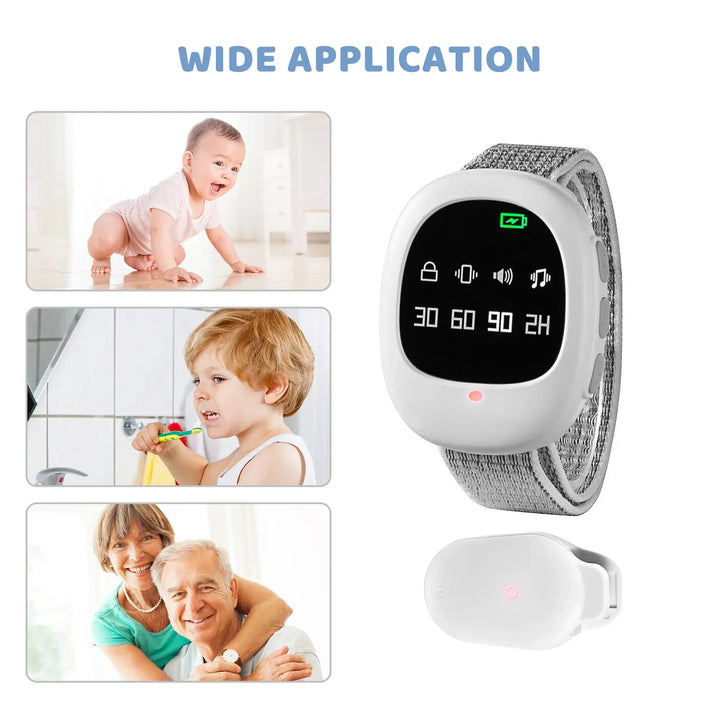 Wireless bedwetting alarm with adjustable modes for potty training – Liora