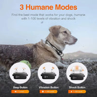 Wiederaufladbarer elektrischer Hundetrainingshalsband mit Fernbedienung und 1000 m Reichweite – PetControl