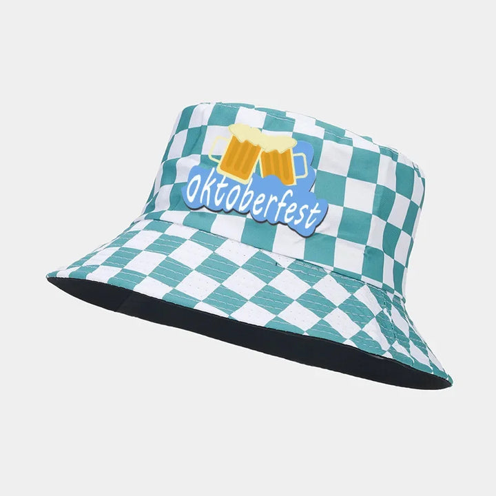 Fisherman's Hat with Diamond Pattern – WiesnKaro Oktoberfest 2025