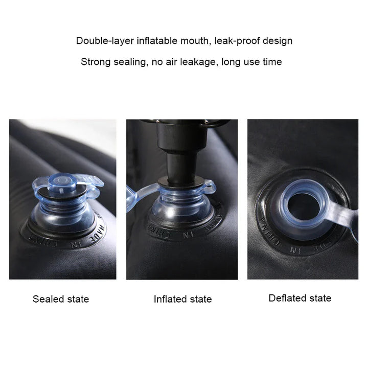 Colchón de viaje inflable para coche con almohada y kit de reparación – RoadRest