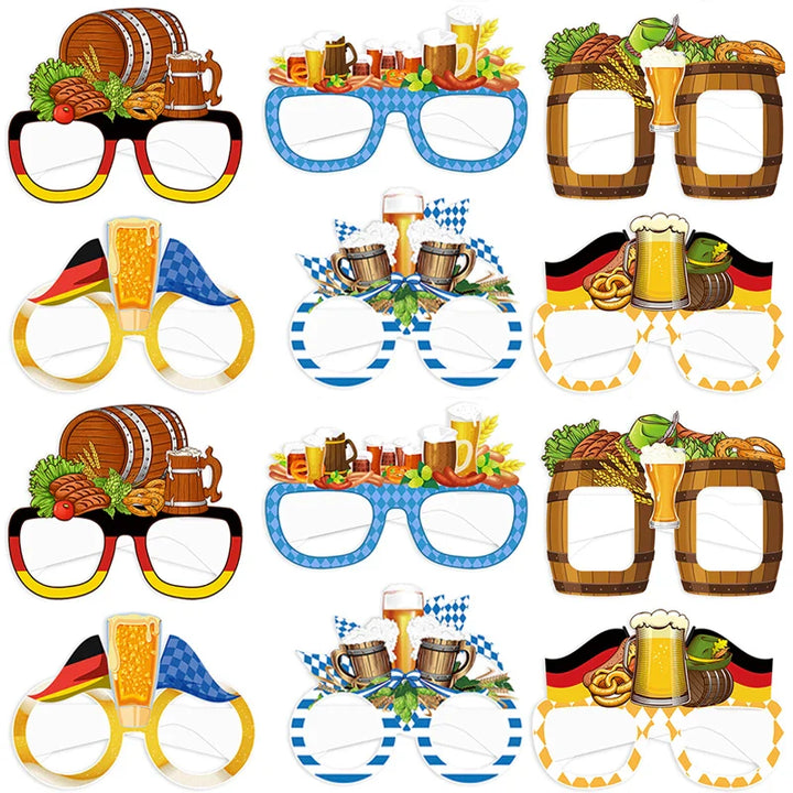 Photo Glasses Set (12 Pieces) – GaudiGlasses Oktoberfest 2025