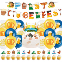 Party decoration set in Oktoberfest design – WiesnFreude Oktoberfest 2025