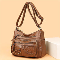 Bolso de mano vintage de cuero para mujer – Isabella