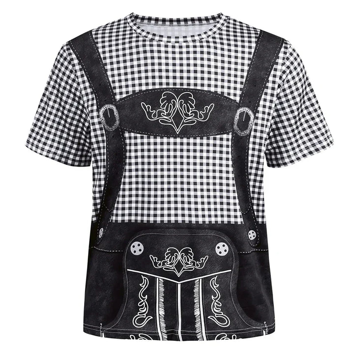 T-skjorte i lederhosen-stil – WiesnSkjorte Oktoberfest 2025