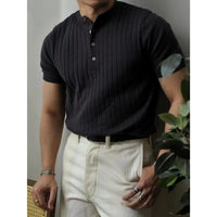 Slim fit herrepoloshirt med glidelås – Fabrizio