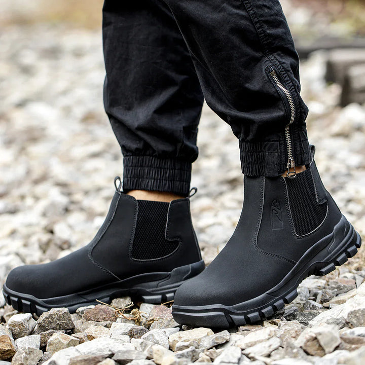 Men's Safety Work Boots Waterproof with Steel Toe Cap & Wide Fit – Magnus