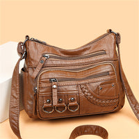 Bolso de mano vintage de cuero para mujer – Isabella