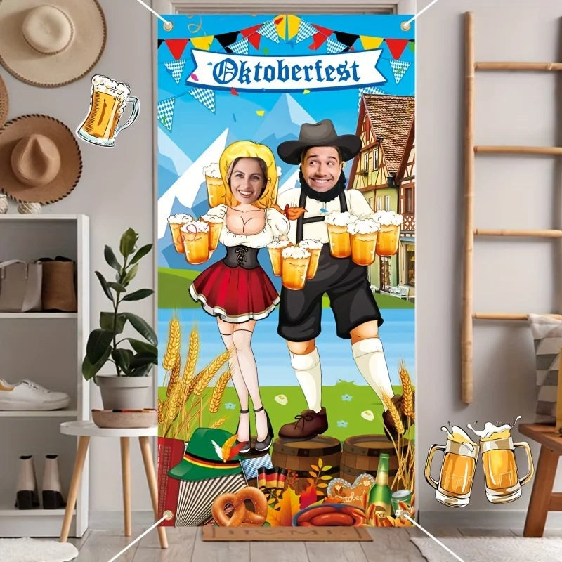 Foto-baggrund i Oktoberfest-design – GaudiKulisse Oktoberfest 2025