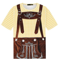 T-skjorte i lederhosen-stil – WiesnSkjorte Oktoberfest 2025