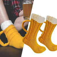 Unisex sokker i ølkrus-design – SchaumSocken Oktoberfest 2025