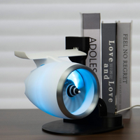 Turbojet-vifte-stil tåkehumidifier med RGB-belysning – AeroMist