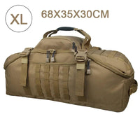 Large Tactical Travel Bag and Backpack - TrailTrek Duffle