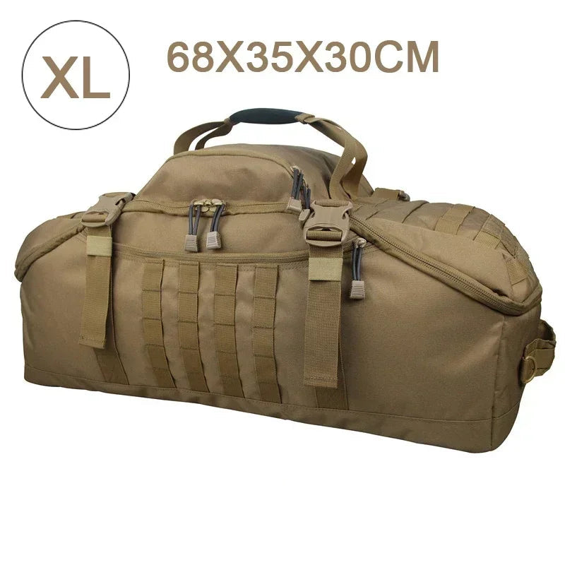 Large Tactical Travel Bag and Backpack - TrailTrek Duffle