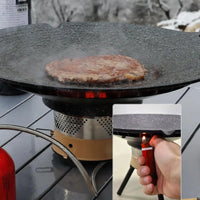 Portable Aluminum Grill Pan with Handles for Camping & BBQ – Arlo