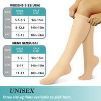 3 Pairs of Knee-High Compression Socks - FitSupport