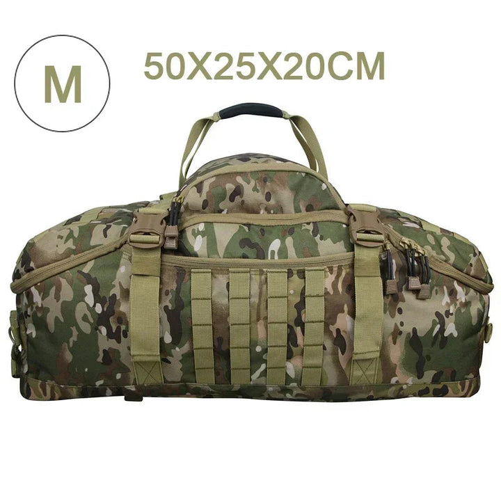 Large Tactical Travel Bag and Backpack - TrailTrek Duffle