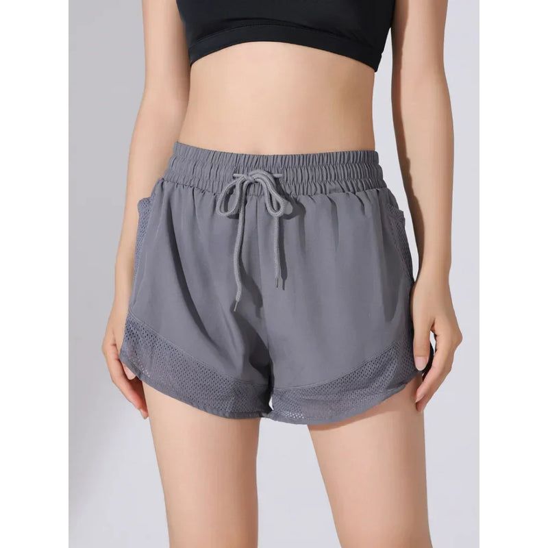 Breathable & Quick-Drying High-Waist Fitness Shorts for Women – Mira