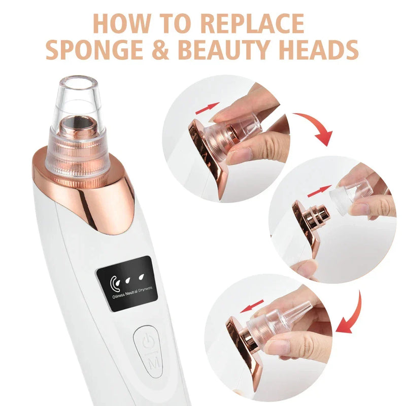 Electric Blackhead Remover and Facial Cleanser - ClearSkin Pro