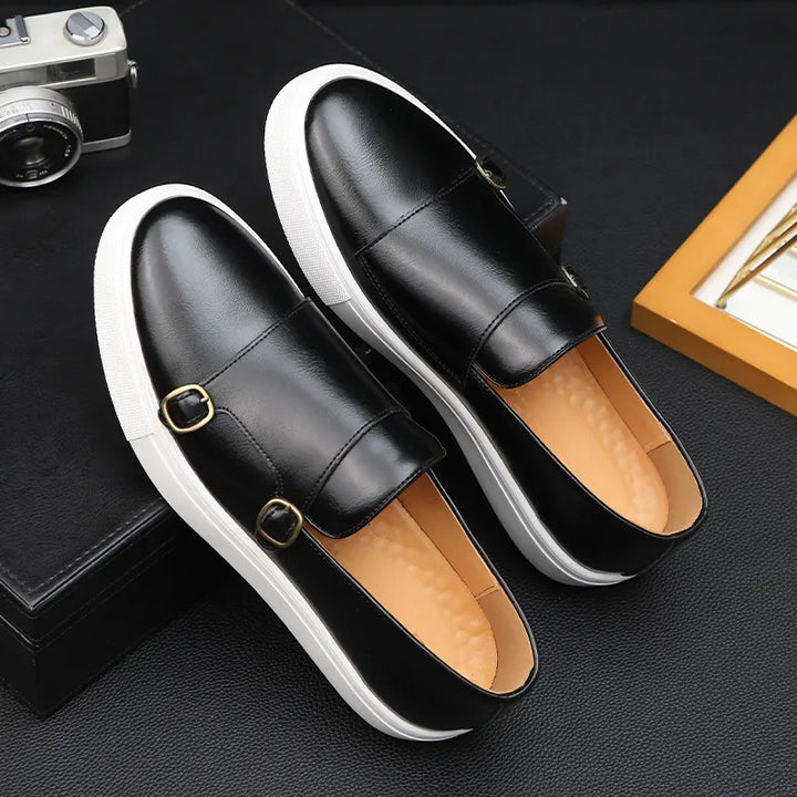 Zapatos de cuero lujosos para hombre con comodidad suprema – Alessio