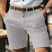 Breathable & Vintage Slim-Fit Summer Shorts Men – Lennart