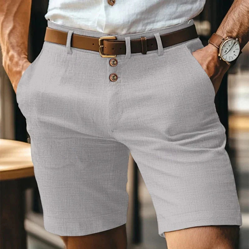 Breathable & Vintage Slim-Fit Summer Shorts Men – Lennart
