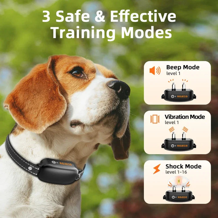AA OOS Elektrisches Hundetraining-Halsband mit 1000 m Reichweite und wasserdichtem Design – PetTrainer