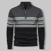 Striped Zip Pullover - SummitZip