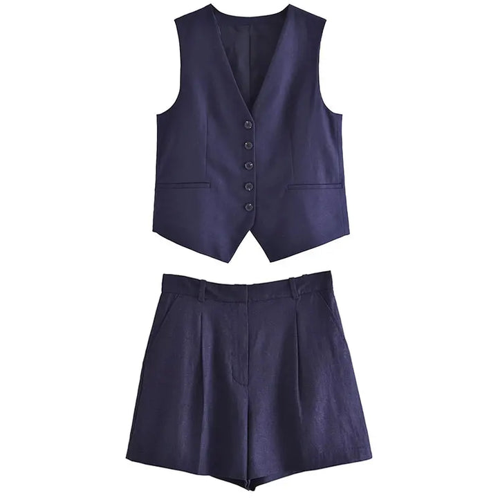 Two-piece summer outfit with vintage top – Amaya