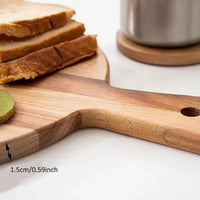 Acacia-træ pizzaspade & serveringsbræt – WoodStyle