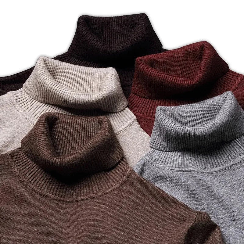 Soft & Comfortable Men's Cotton Turtleneck Sweater – Jonas