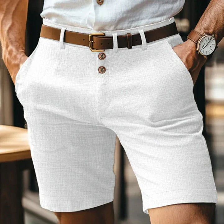 Breathable & Vintage Slim-Fit Summer Shorts Men – Lennart