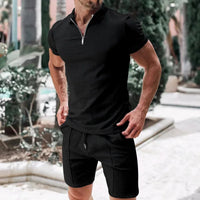 Breathable & Stylish Summer Set with Polo Shirt & Shorts for Men – Nilo