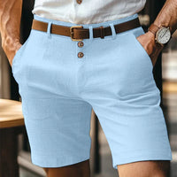 Breathable & Vintage Slim-Fit Summer Shorts Men – Lennart
