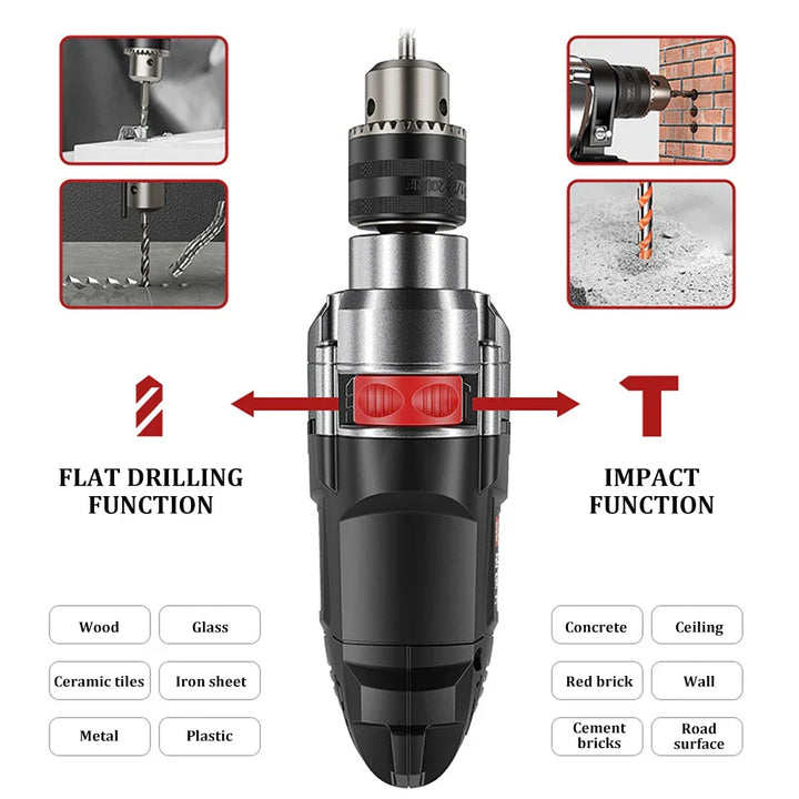780W Electric Chopper & Drill with Variable Speed – DrillForce