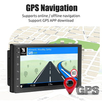Universelles Android-Autoradio mit Touchscreen, GPS und kabellosem CarPlay