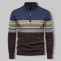 Striped Zip Pullover - SummitZip