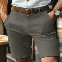 Breathable & Vintage Slim-Fit Summer Shorts Men – Lennart