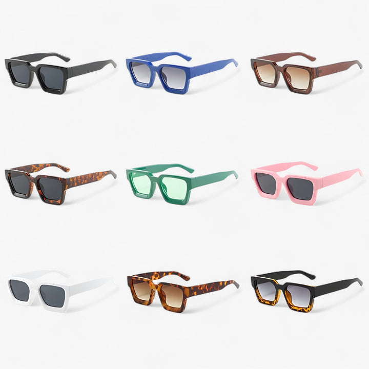 Retro Sunglasses for Men with Angular Design – Calven