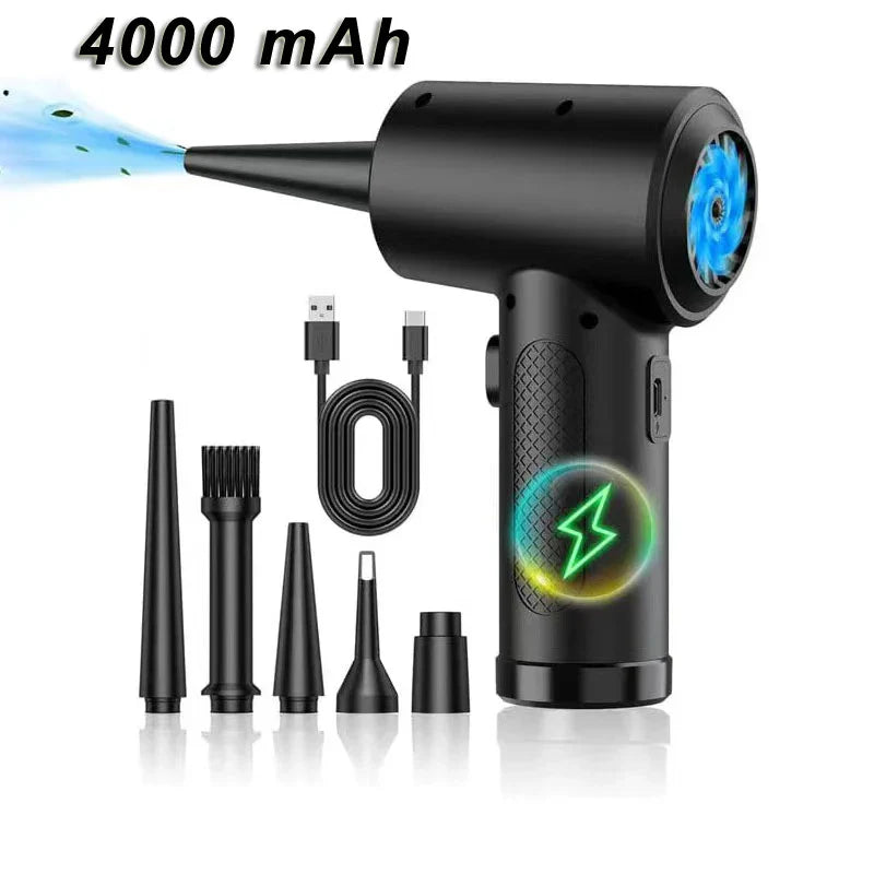 Kabelloser Luftstaubsauger mit 51.000 U/min Motor & LED-Licht – JetSweep