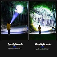 Oppladbar 10000 lumen LED-lommelykt – Striker