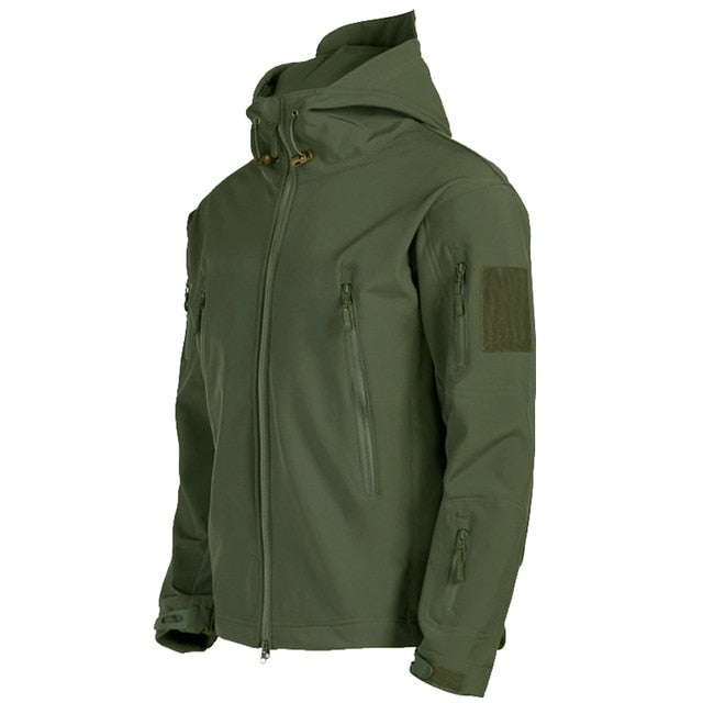 Men's Softshell Jacket with Hood - Titan