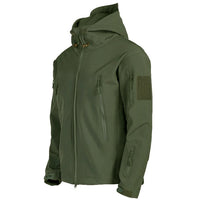Men's Softshell Jacket with Hood - Titan