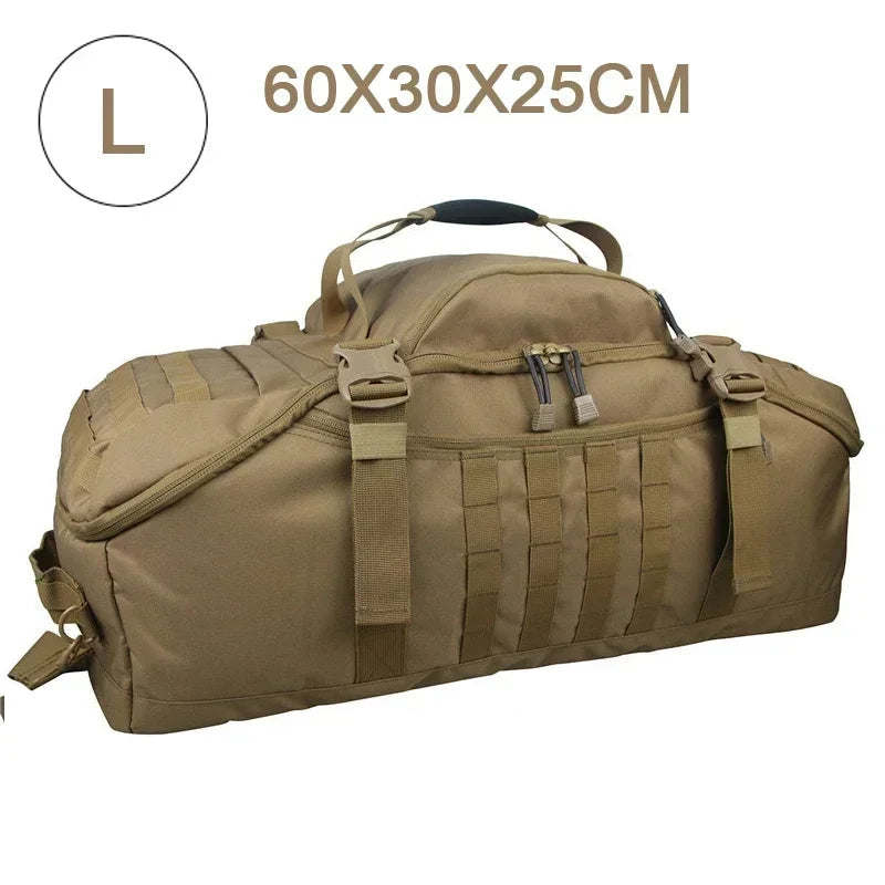 Large Tactical Travel Bag and Backpack - TrailTrek Duffle