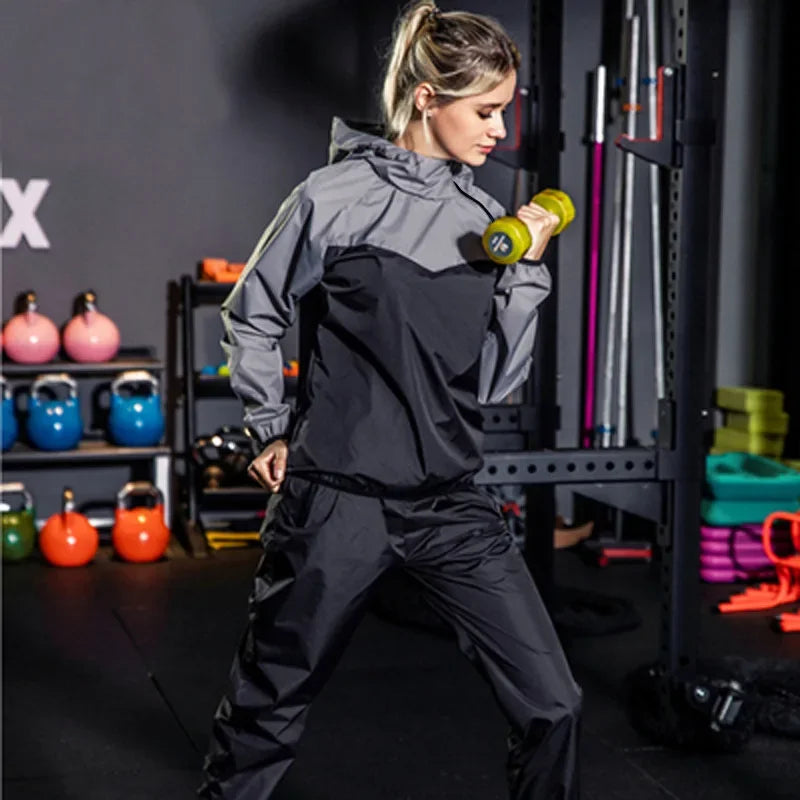 Lightweight Unisex Training Set with Zipper & Hood – Remo
