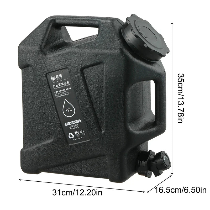 Depósito de agua portátil de 12L - AquaTrek