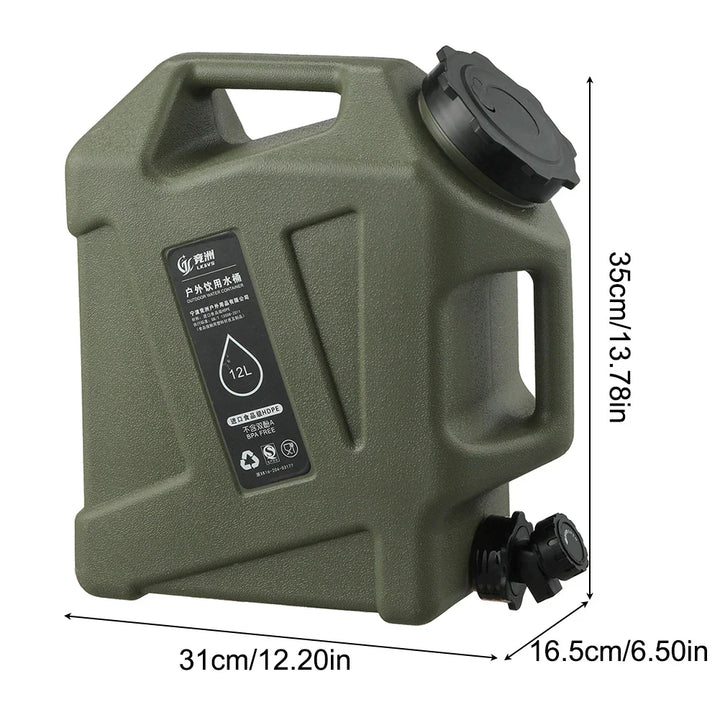 Depósito de agua portátil de 12L - AquaTrek
