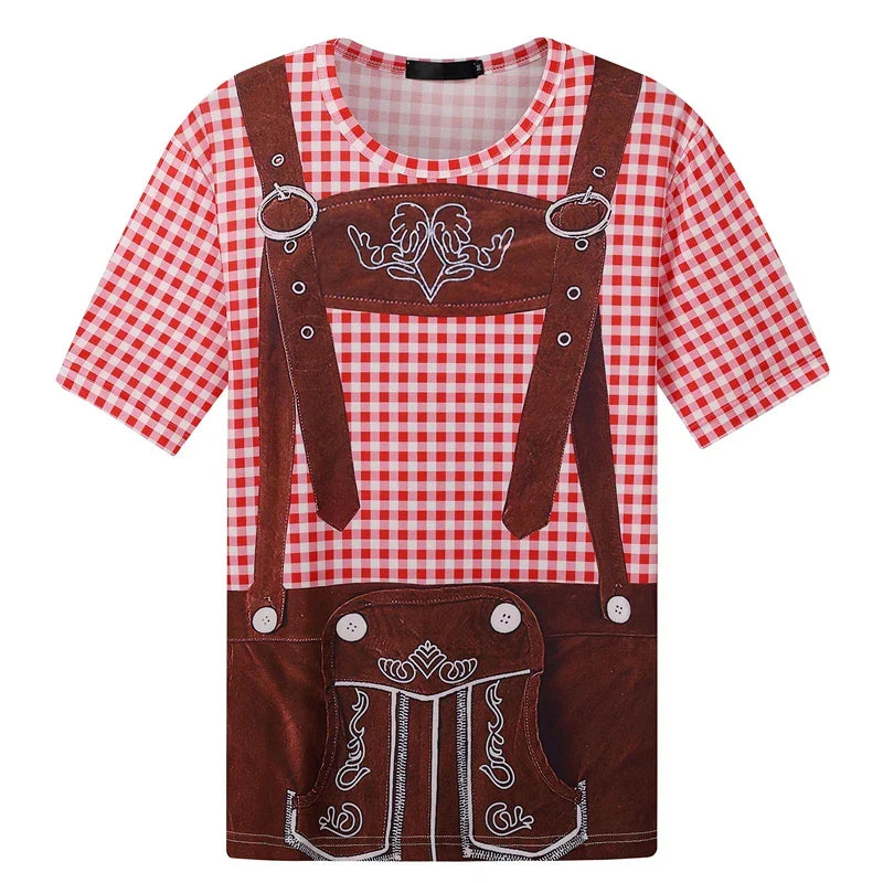 T-skjorte i lederhosen-stil – WiesnSkjorte Oktoberfest 2025