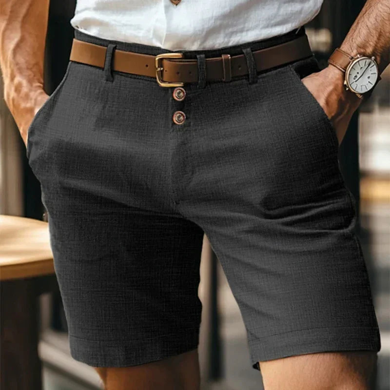 Breathable & Vintage Slim-Fit Summer Shorts Men – Lennart